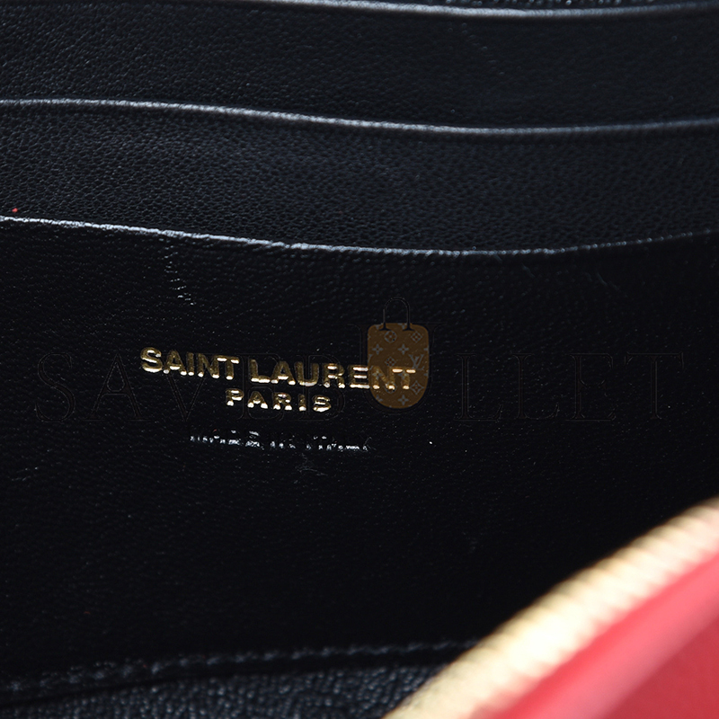 YSL LOU MINI BAG IN MATELASSÉ GRAIN DE POUDRE EMBOSSED LEATHER 6125791GF076008 (19*10.5*5cm)